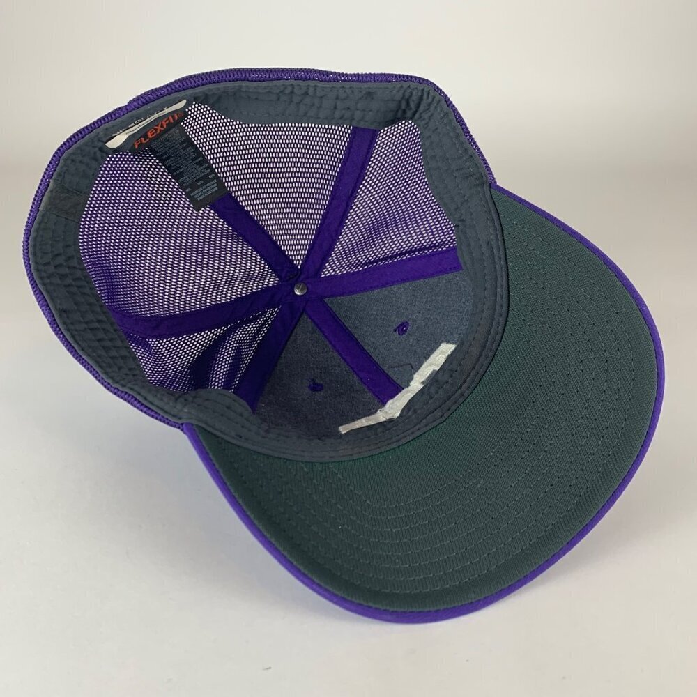 TCU Horned Frogs NCAA Purple Nike Golf Stretch Fitted Hat Mens M/L - Picture 4 of 6